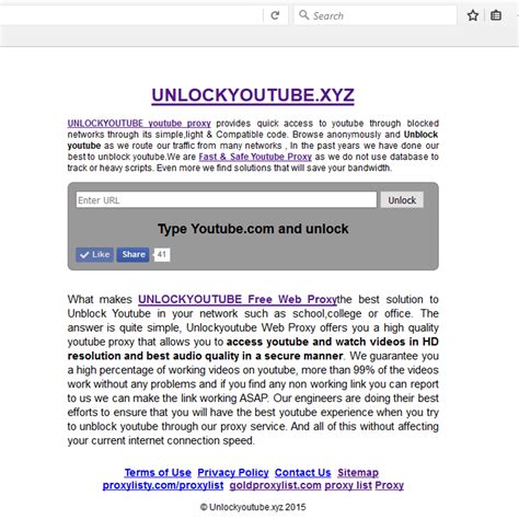 Unblock YouTube Proxy Alternatives and Similar Sites & Apps .